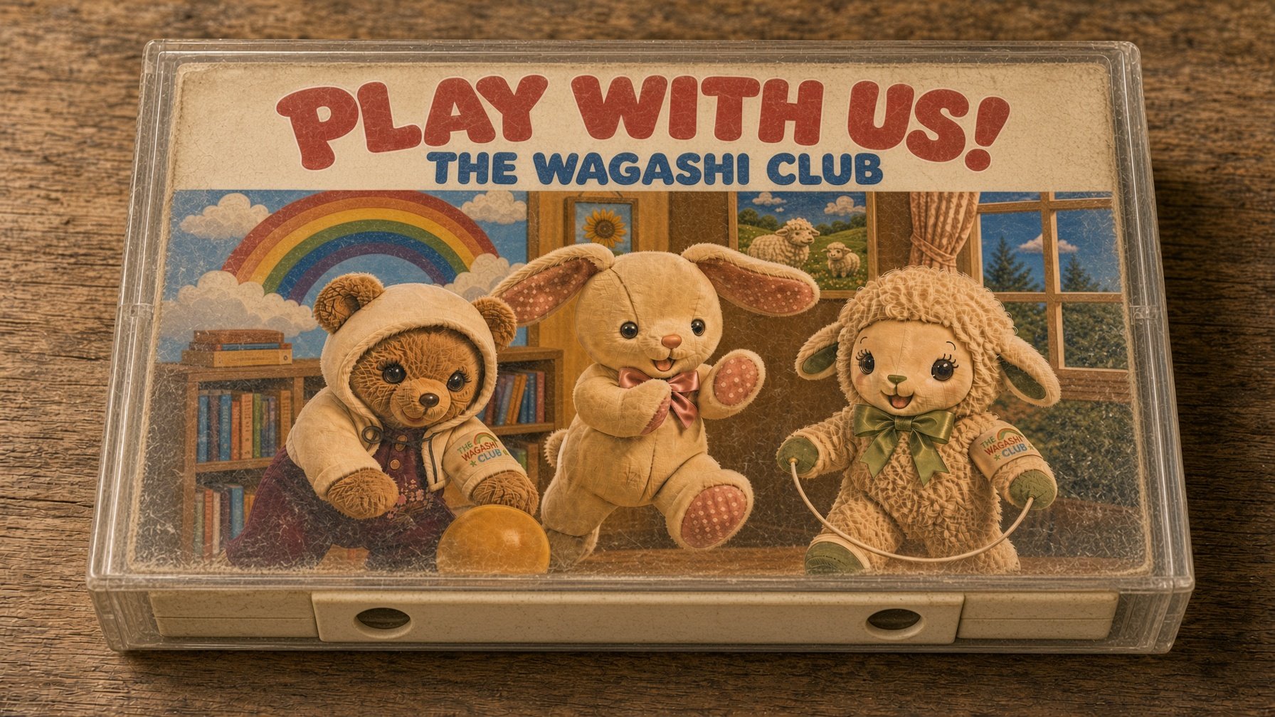 Play With Us! cassette tape, 1986