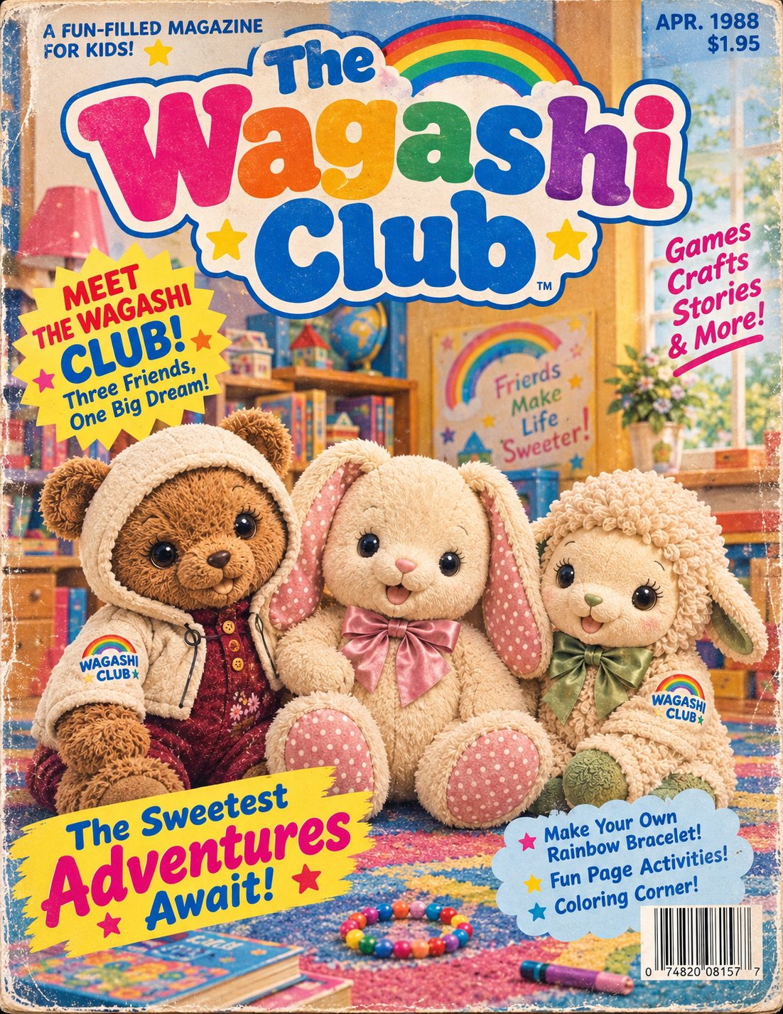 The Wagashi Club magazine cover, April 1988
